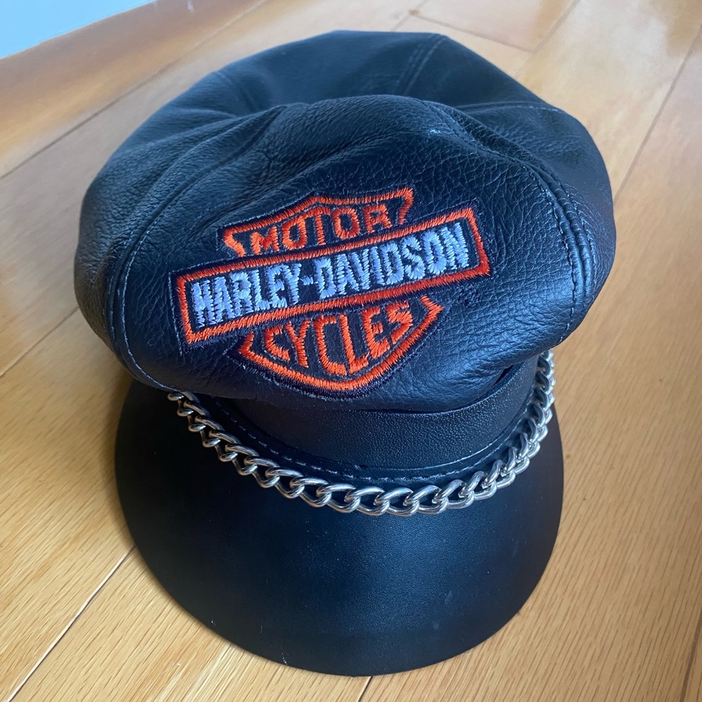 Vintage Harley Davidson motorcycle hat